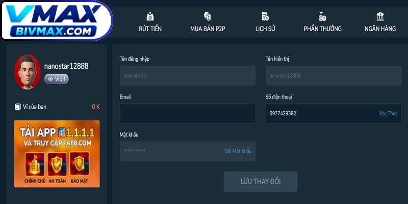 Đăng nhập liên tục giúp hội viên dễ dàng kiểm soát tài khoản