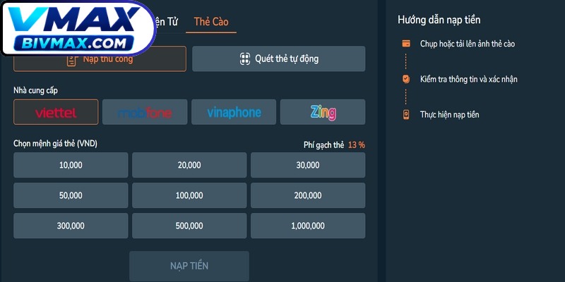 Chụp ảnh giao dịch nạp tiền mang lại sự an tâm tuyệt đối