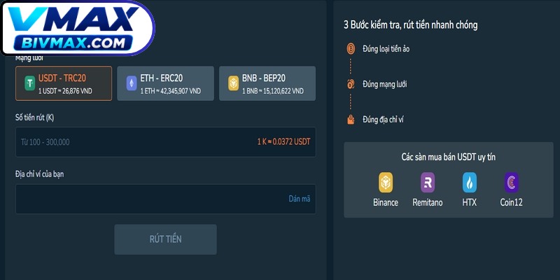 Thường xuyên điền thông tin cá nhân chuẩn khi thực hiện lệnh rút